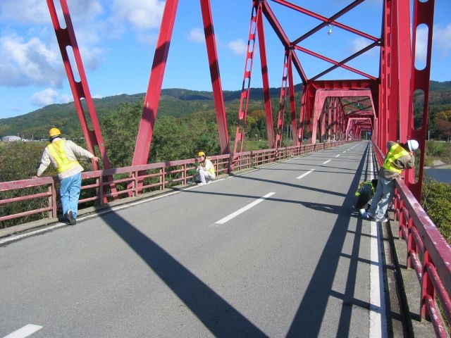 Fig.3 Vibration measurement in truss bridge and health assessment